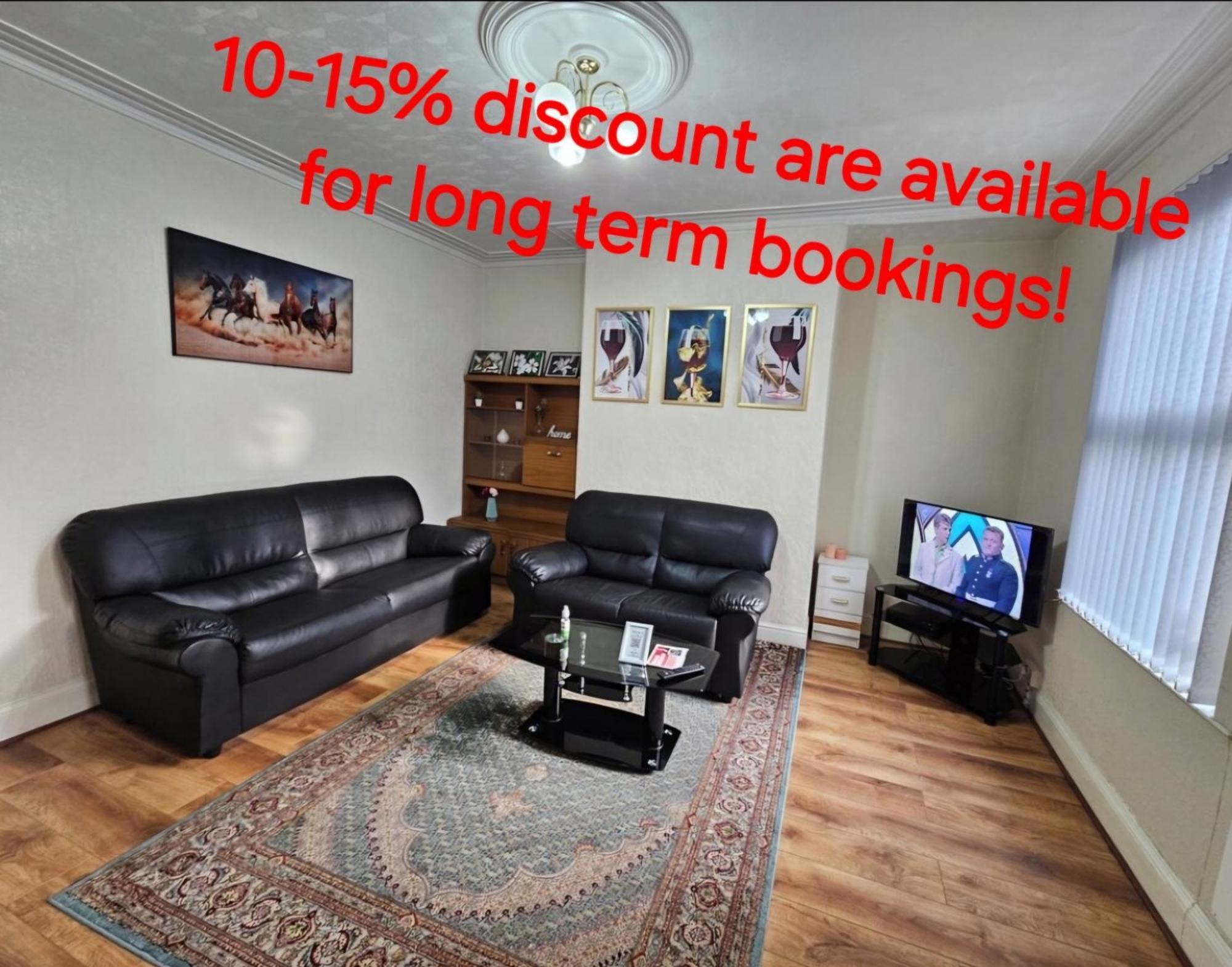 Spacious Two Bedroom House, Parking And Wifi Leeds  Exteriér fotografie